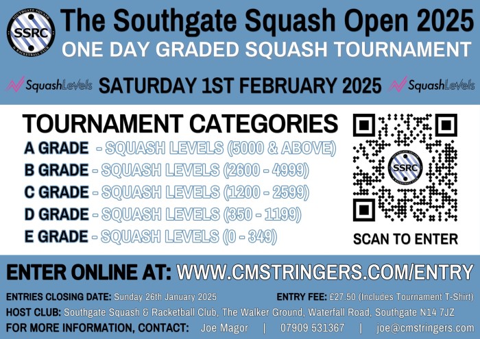 The Southgate Squash Open 2025